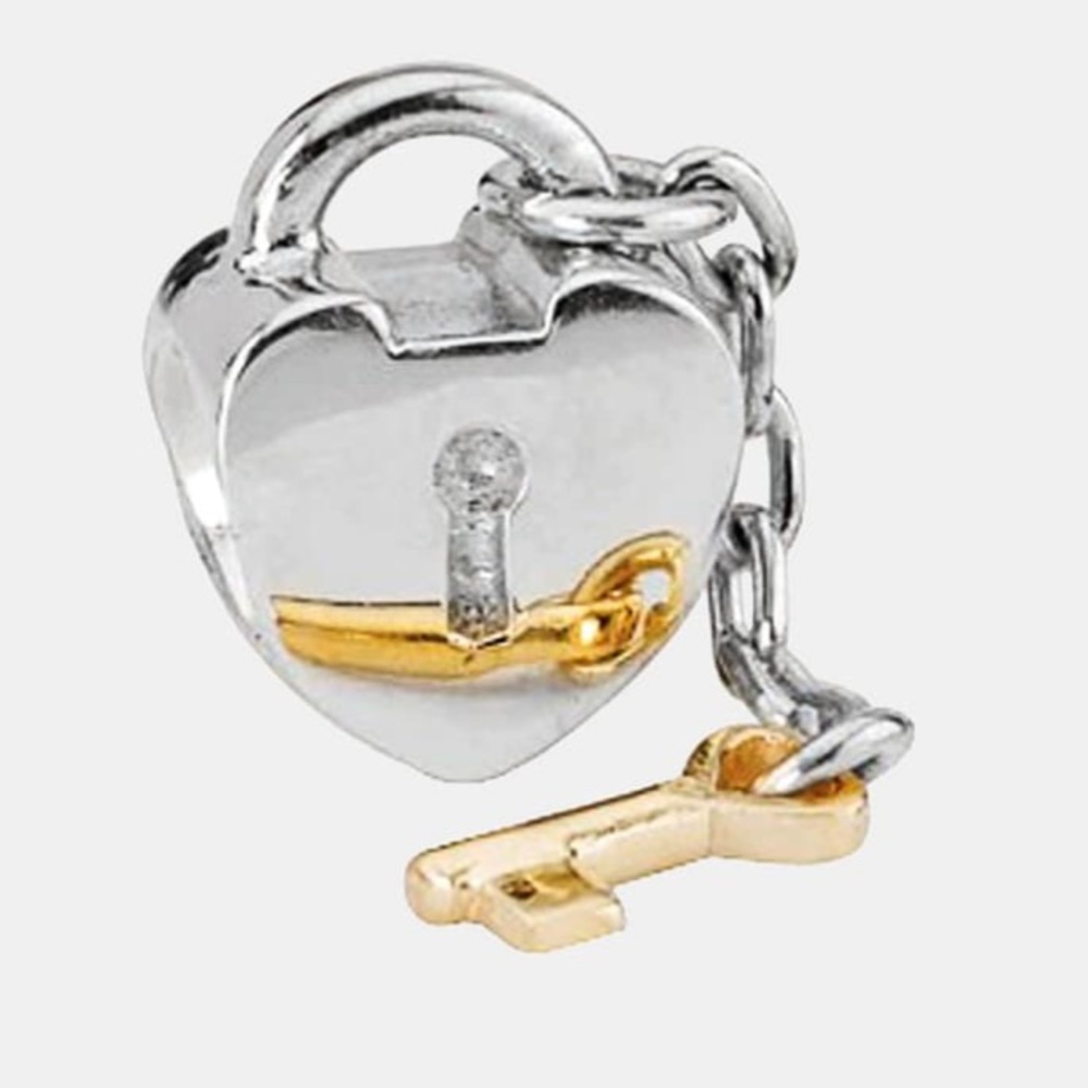 Auth Pandora 14K Key to My Heart Dangle Charm